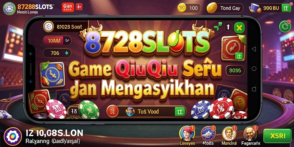 Gameplay QiuQiu yang mendebarkan di 8728SLOTS.