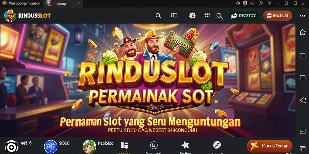 Tampilan gameplay Slot yang mendebarkan di RINDUSLOT.